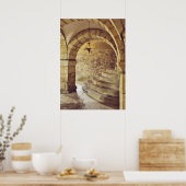 ゴシック中世の教会 ポスター (キッチン)