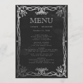 ゴシック中世アイビー結婚のメニュー メニュー (正面)