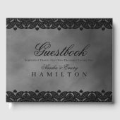 ゴシック中世エレガントグ華美レ結婚ース ゲストブック (正面)