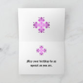 ゴシック中世(紋章の)フラ・ダ・リカラフル模様 カード (内部)