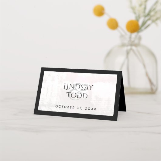 ゴシック人の愛結婚者の座席表 プレイスカード (裏面)