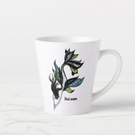 ゴシック人魚美麗インク絵 名前 カフェラテマグ