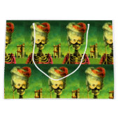 ゴシック仮面スケルトン大抱き枕 ラージペーパーバッグ (正面)