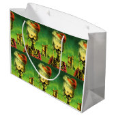 ゴシック仮面スケルトン大抱き枕 ラージペーパーバッグ (裏面アングル)