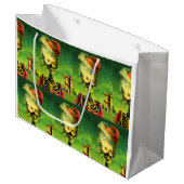 ゴシック仮面スケルトン大抱き枕 ラージペーパーバッグ (正面アングル)