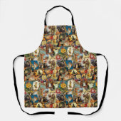 ゴシック伝統的ヴィンテージハロウィーンの挨拶 エプロン (正面)