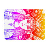 ゴシック体の人魚、黒海サイレンファンタジーWHIMSY MAG マグネット (横)