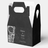ゴシック体の半スカル白黒結婚の フェイバーボックス (オープン)