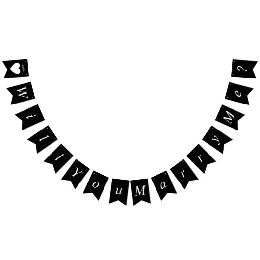 ゴシック体の建議を聞いてカスタムご結婚を バンティングフラッグ (全)