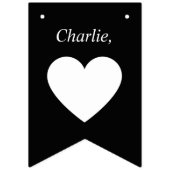 ゴシック体の建議を聞いてカスタムご結婚を バンティングフラッグ (第1の旗)