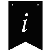 ゴシック体の建議を聞いてカスタムご結婚を バンティングフラッグ (第3の旗)