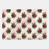 ゴシック体の顔面シリーズデザイン16 Wrapping Pap ラッピングペーパーシート (正面2)