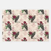 ゴシック体の顔面シリーズデザイン16 Wrapping Pap ラッピングペーパーシート (正面)