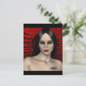 ゴシック体ガールズノーターニングポストカード ポストカード (スタンド正面)