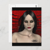 ゴシック体ガールズノーターニングポストカード ポストカード (正面/裏面)