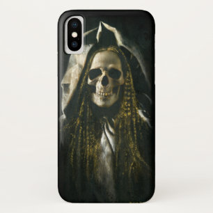 ゴシック体スケルトン幽霊iPhone Xケース iPhone X ケース