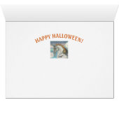 ゴシック体ハロウィーンユニコーン，こうもり翼，馬Vカード (内部横(下))