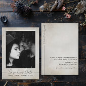 ゴシック写真の結婚式の日付を保存 招待状