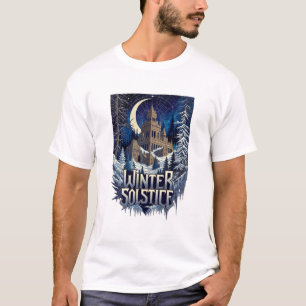 ゴシック冬至Tシャツ プレミアム ダークアカデミア Tシャツ