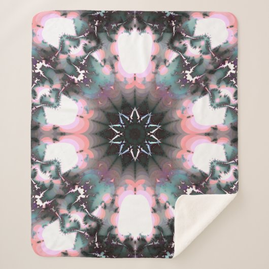 ゴシック凍ってい冬スパイダーウェブ シェルパブランケット (正面)