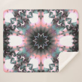 ゴシック凍ってい冬スパイダーウェブ シェルパブランケット (正面(横))