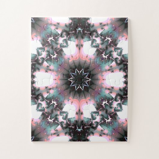 ゴシック凍ってい冬スパイダーウェブ ジグソーパズル (縦)