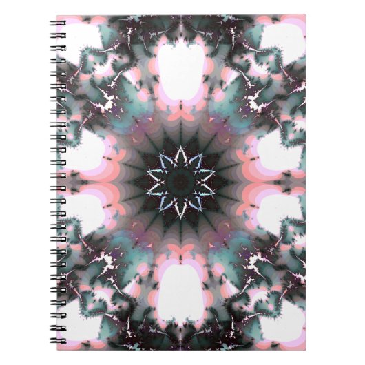 ゴシック凍ってい冬スパイダーウェブ ノートブック (正面)