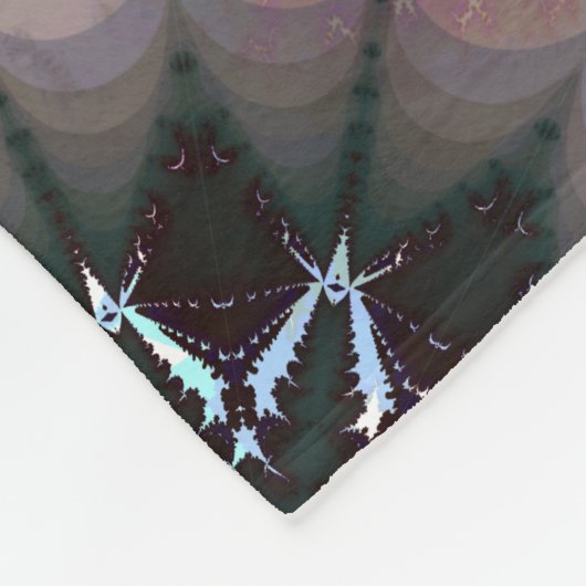 ゴシック凍ってい冬スパイダーウェブ フリースブランケット (角)