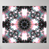 ゴシック凍ってい冬スパイダーウェブ ポスター (正面)