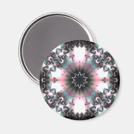 ゴシック凍ってい冬スパイダーウェブ マグネット (正面/裏面)