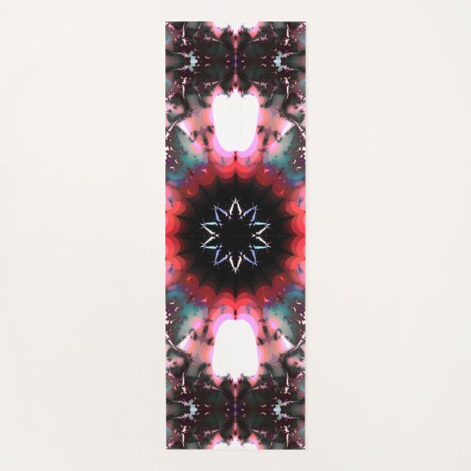 ゴシック凍ってい冬スパイダーウェブ ヨガマット (正面)