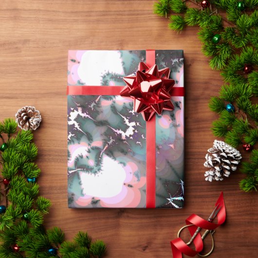 ゴシック凍ってい冬スパイダーウェブ ラッピングペーパー (クリスマスギフト)