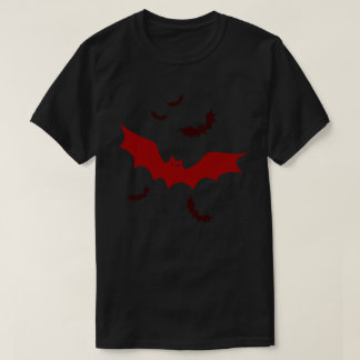 ゴシック吸血鬼コウモリ Tシャツ