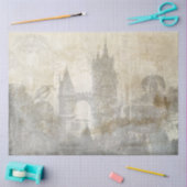 ゴシック城シリーズデザイン4 薄葉紙 (クラフト)