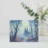 ゴシック城満月の森ハロウィーン シーズンポストカード (スタンド正面)