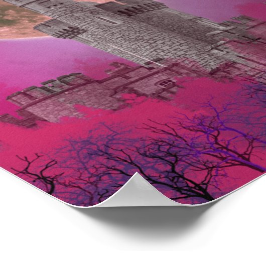 ゴシック城狩猟林ポスター ポスター (角)