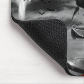 ゴシック場面天使の十字のM.S. Logo Wingのスカルのパッド マウスパッド (コーナー)