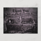 ゴシック墓地ありがとう ポストカード (正面)