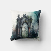 ゴシック墓地ゲートシリーズデザイン11 クッション (正面)