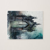 ゴシック墓地ゲートシリーズデザイン11 ジグソーパズル (横)