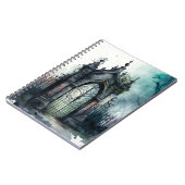 ゴシック墓地ゲートシリーズデザイン11 ノートブック (左側)