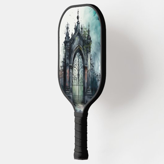 ゴシック墓地ゲートシリーズデザイン11 ピックルボールラケット (左)