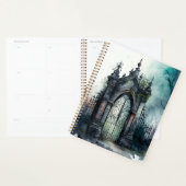 ゴシック墓地ゲートシリーズデザイン11 プランナー手帳 (ディスプレー)