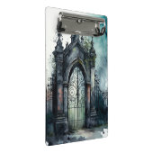 ゴシック墓地ゲートシリーズデザイン11 ミニクリップボード (アングル)