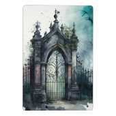ゴシック墓地ゲートシリーズデザイン11 ミニクリップボード (裏面)