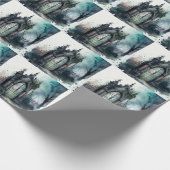 ゴシック墓地ゲートシリーズデザイン11 ラッピングペーパー (角)