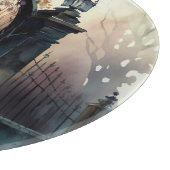 ゴシック墓地ゲートシリーズデザイン12 カッティングボード (角)