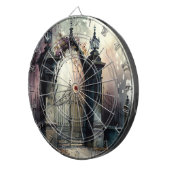 ゴシック墓地ゲートシリーズデザイン12 ダーツボード (正面右)