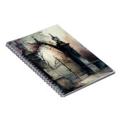 ゴシック墓地ゲートシリーズデザイン12 ノートブック (右側)