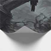 ゴシック墓地テーマ ラッピングペーパー (角)